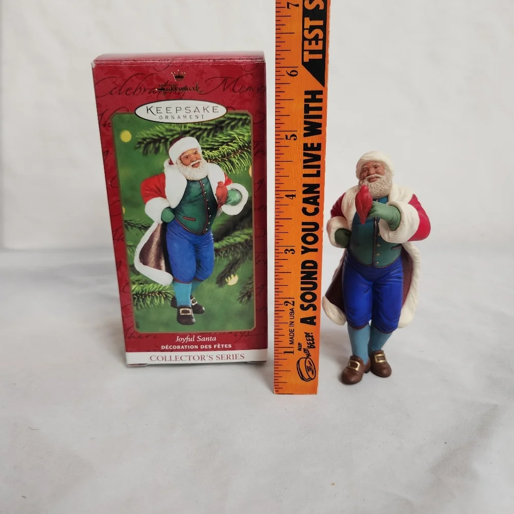 Hallmark JOYFUL SANTA Keepsake Ornament